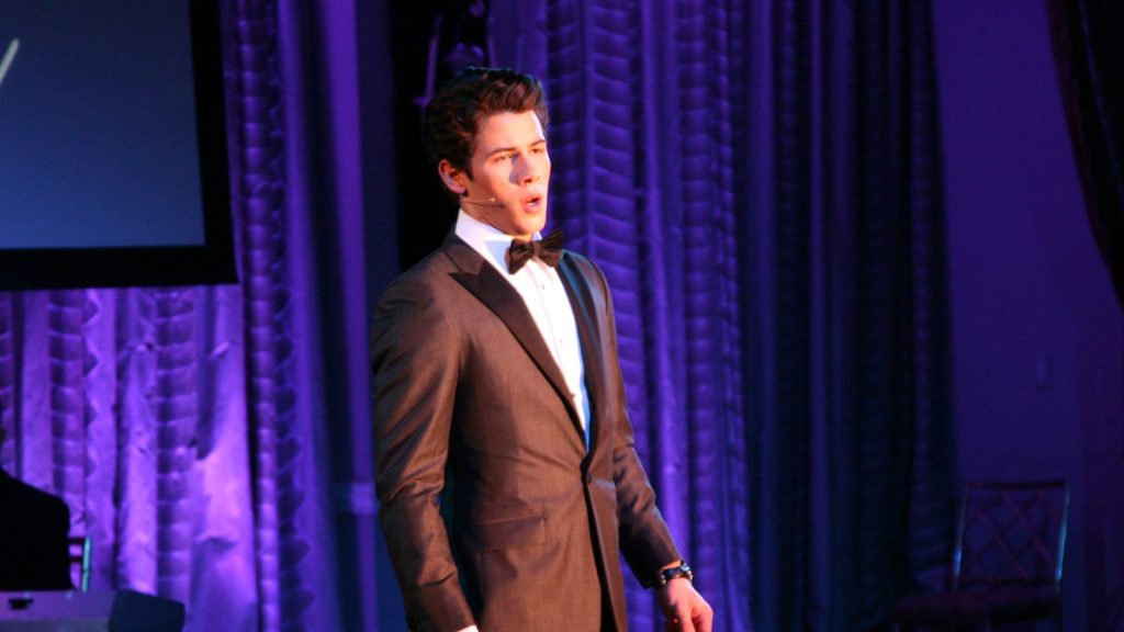 Nick Jonas at an event,