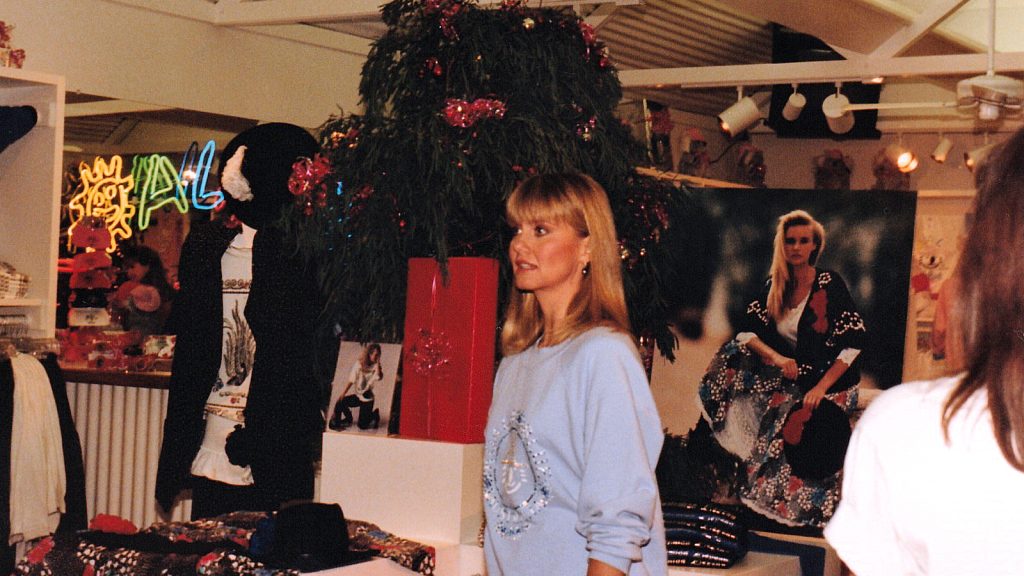 Olivia Newton-John at an event.