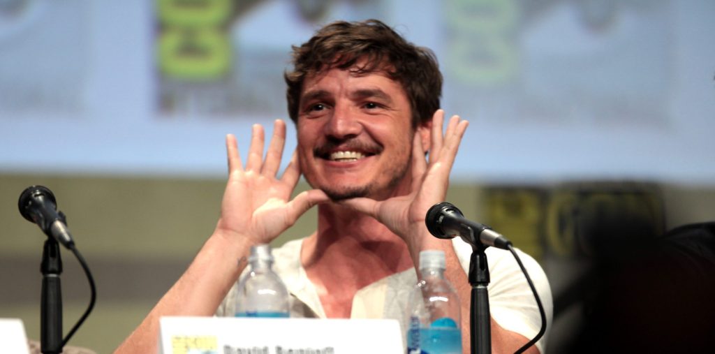 Pedro Pascal at the press conference.