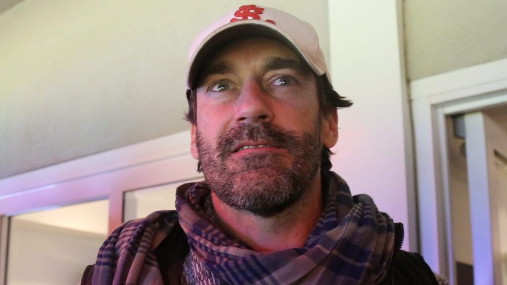 Jon Hamm at the press conference.