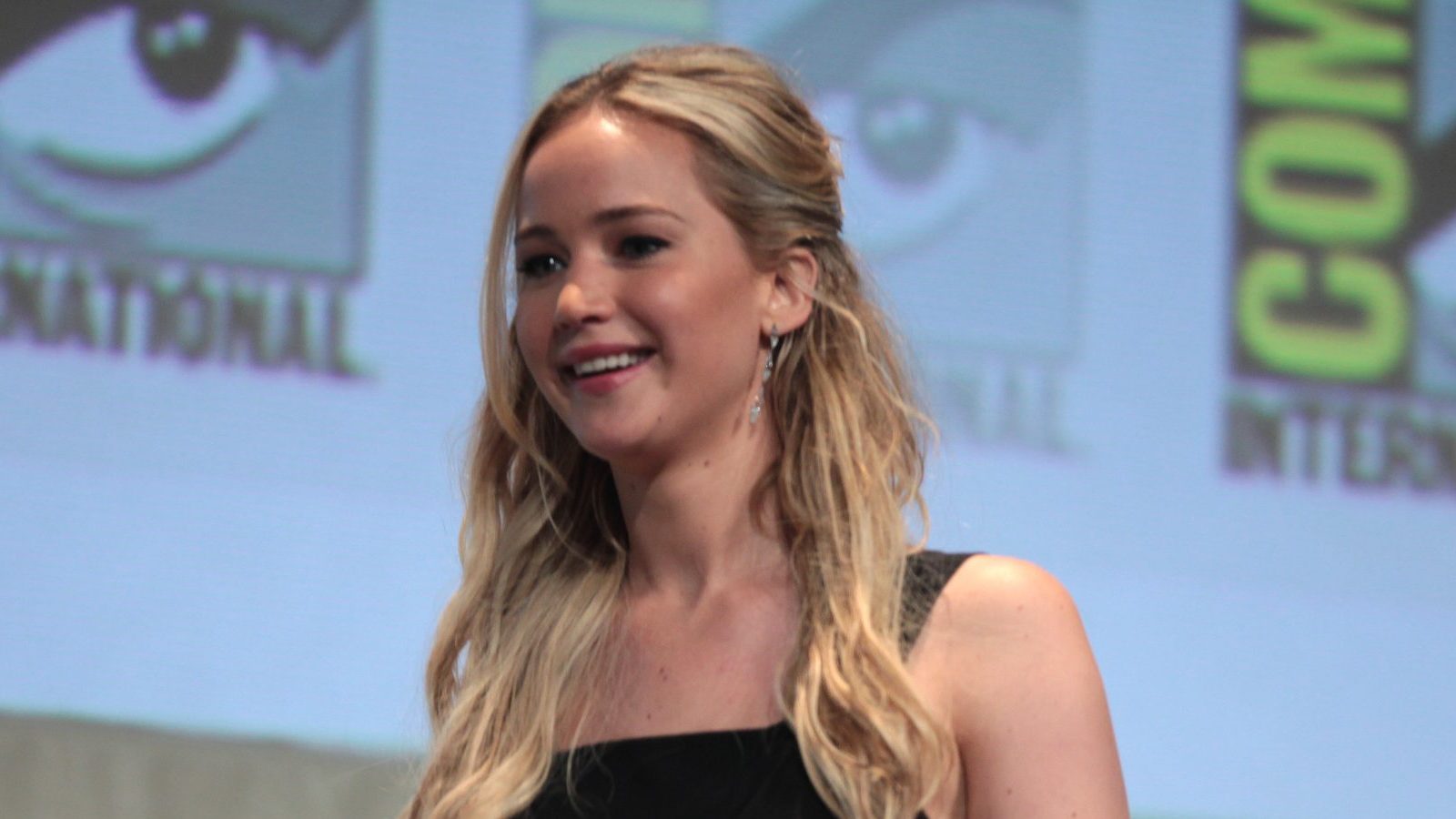 Jennifer Lawrence at the press conference.