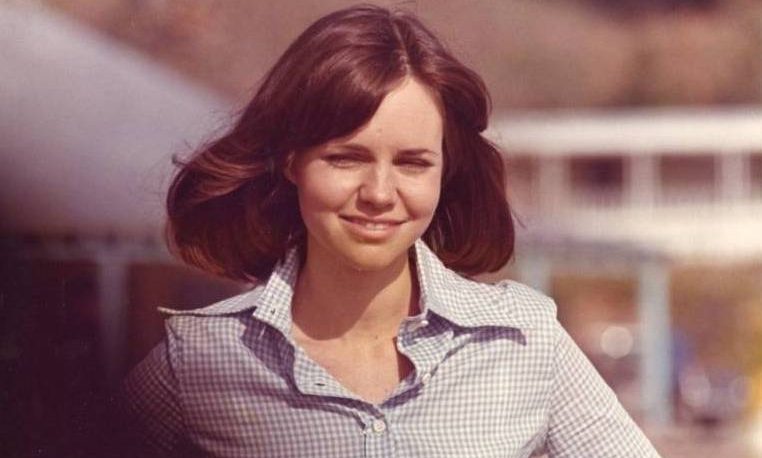 Sally Field in character.