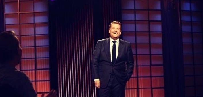 James Corden at the live TV show.