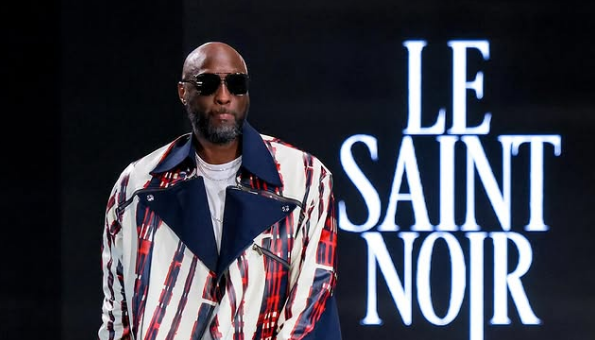 Lamar Odom at the runway.