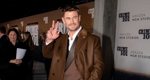Chris Hemsworth at the movie premiere.