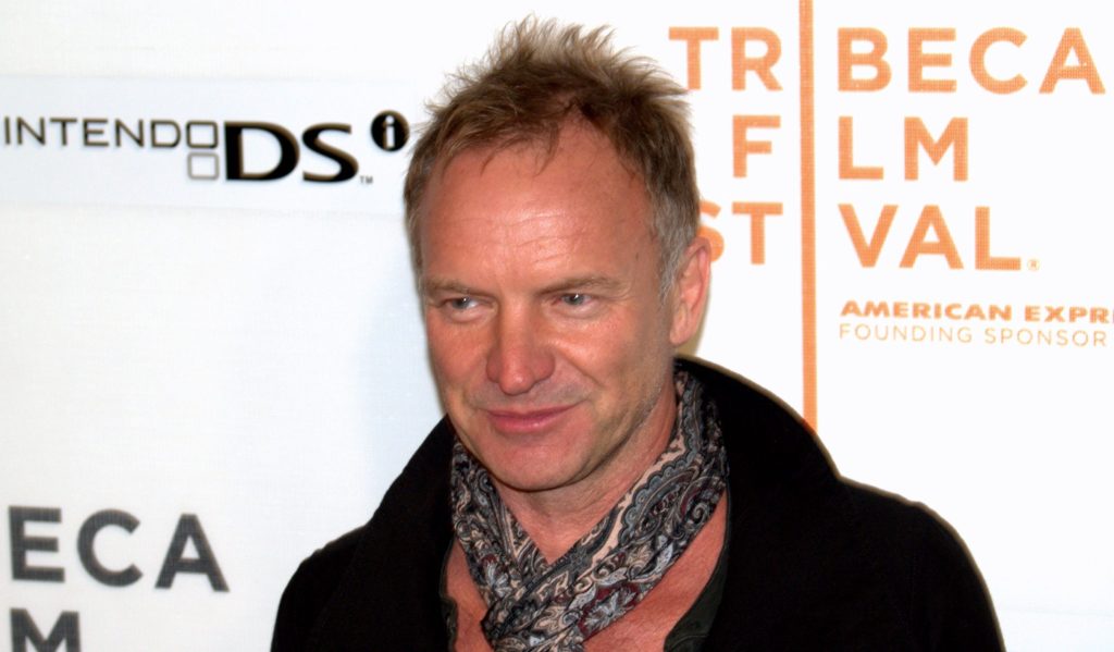 Sting at an event.