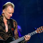 Sting at the concert.