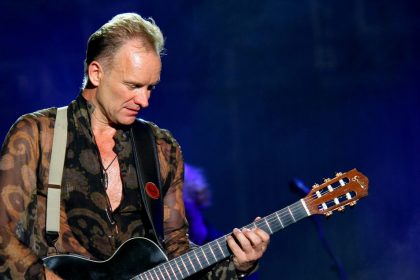 Sting at the concert.