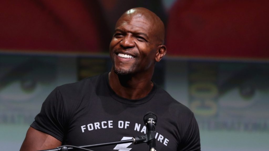Terry Crews at the press conference.