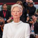 Tilda Swinton at an event.