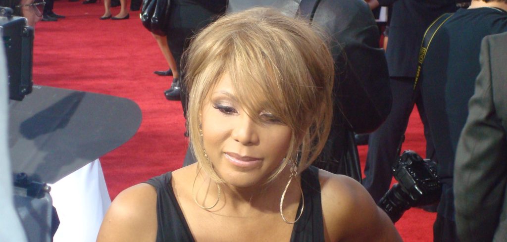 Toni Braxton at the red carpet event.