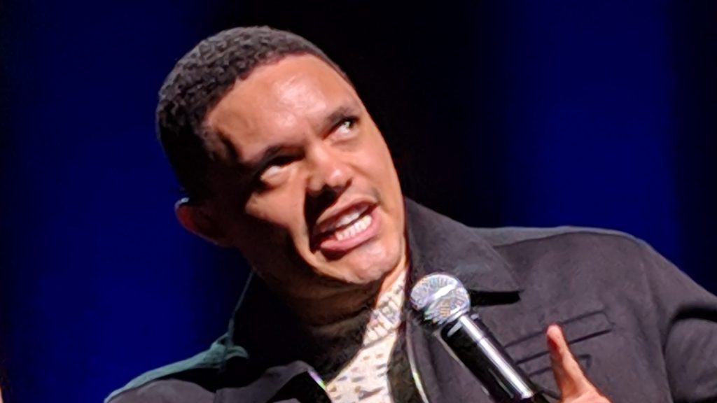 Trevor Noah at a live show.