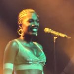 Doechii performing live.