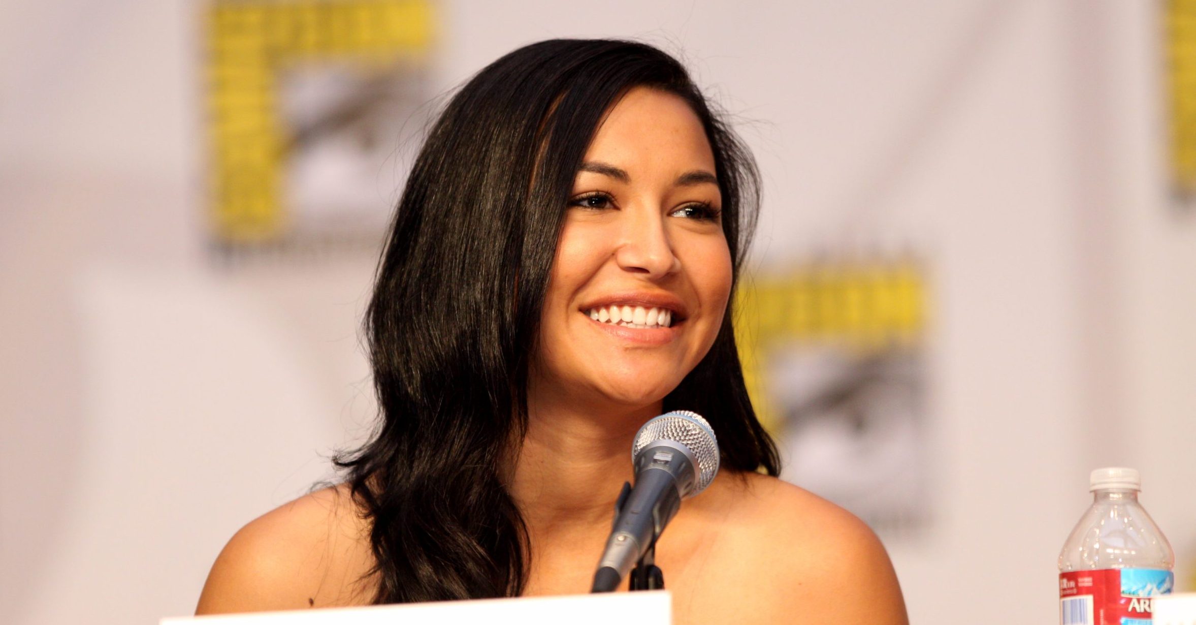 Naya Rivera at the press conference.