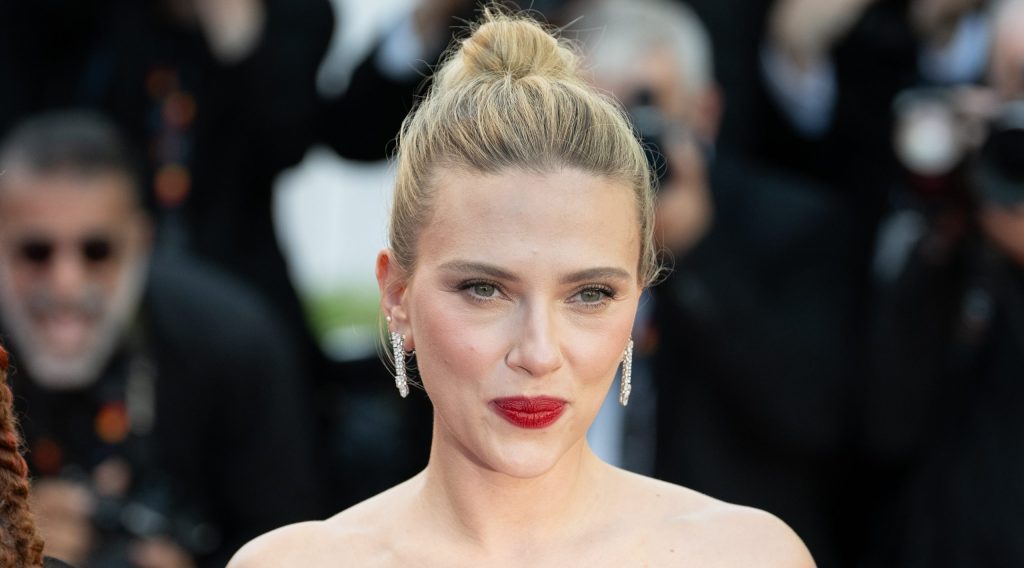 Scarlett Johansson at the red carpet event.